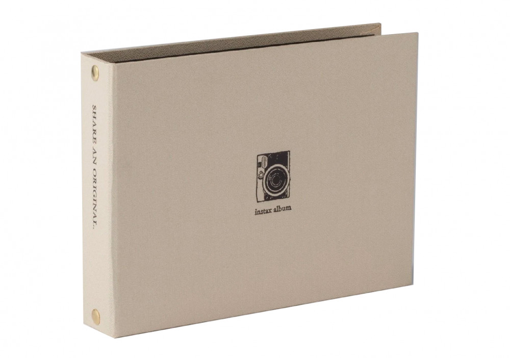 Instax Two Ring Gold Album